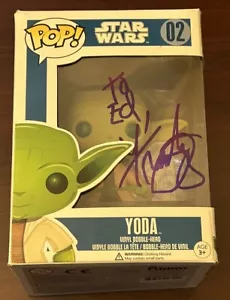 FRANK OZ FIRMADO STAR WARS YODA 02 FUNKO POP AUTÓGRAFO CERTIFICADO DE AUTENTICIDAD BECKETT BAS LOA RARO - Imagen 1 de 15
