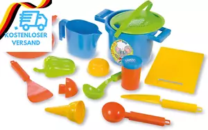 Lena 05410 Happy Sand Spielset Kochen 14 Teilig Sand Und Wasser Spielzeug Set Mi - Bild 1 von 12