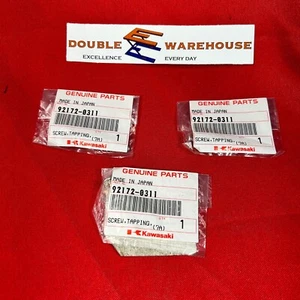 NOS OEM Kawasaki 92171-0311 Tapping Screw Rh Clamp LOT OF THREE (3) - Picture 1 of 2