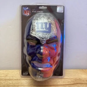 NEW YORK GIANTS Officially Licensed NFL "FAN FACE" PVC Mask *NOS* - Picture 1 of 3