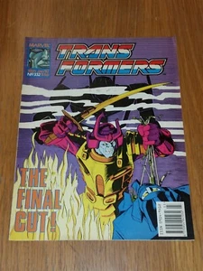 TRANSFORMERS BRITISH WEEKLY #332 18TH JANUARY 1992 MARVEL UK COMIC - Bild 1 von 3
