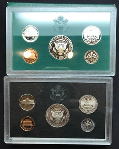 Lot of 2 United States Mint proof coin set 1996-1997 - Original packaging & COA - Picture 1 of 7