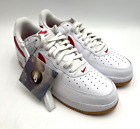 New Nike Air Force 1 Men's Athletic Sneaker White University Red Us Size 12 Nib