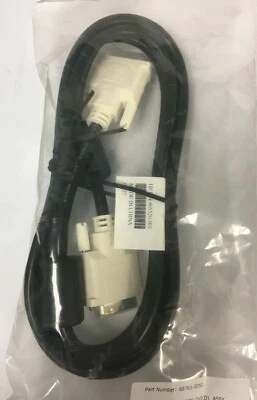 HP 405520-001 18 Oin 6 Feet DVI-D to DVI-D Black Cable Dual Ferrite  - Image 1 of 4