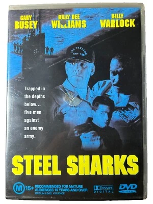 DVD: Steel Sharks - 1997 Action Thriller - Trapped In Depths Below Against Enemy - Image 1 of 3