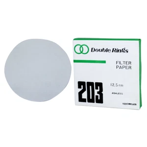 Double Ring Filter Paper Quantitative Ashless Slow Speed No. 203 (No.42) 100/Box - Picture 1 of 1