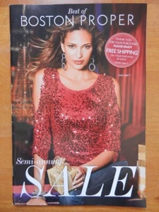 BOSTON PROPER SEMI-ANNUAL SALE 2015 CATALOG, AMANDA HURAS,PAIGE BUTCHER, NEW - Picture 1 of 17