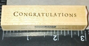 Glückwunsch, Hero Arts, B702, Gummi, Holz - Bild 1 von 4