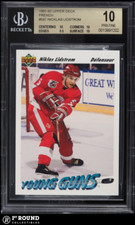Nicklas Lidstrom RC BGS 10: 1991-92 Upper Deck French YG Pristine Rookie POP 4