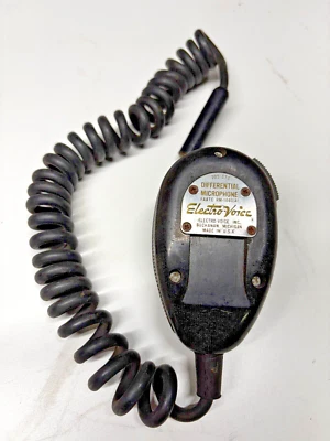 Vintage Electro Voice 205T Differential Microphone Pilot Handheld radio mic - Image 1 of 3