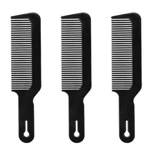 Flat Top Comb Clipper Barbers Comb, Blending Tapering Barbers Hairdressers Uk 3X - Picture 1 of 3