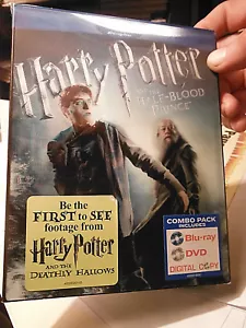 OOP/HTF NEW/SEALED BLU/DVD HARRY POTTER & HALF BLOOD PRINCE LENTICULAR COVER SET - Foto 1 di 10