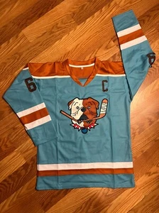 Shoresy Sudbury Blueberry Bulldogs Stitched Jersey Men’s M #69 - Picture 1 of 7