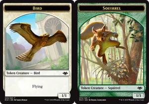 Ficha - Pájaro // Ardilla X4 (Horizontes Modernos) Magic The Gathering (Nuevo) *CCGHouse* Magic - Imagen 1 de 1