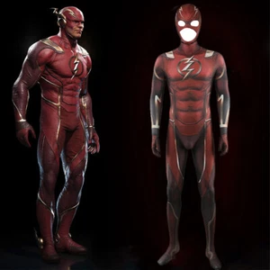 The Flash Cosplay Overall Injustice League Anzug Kostüm Erwachsene & Kinder Halloween - Bild 1 von 20