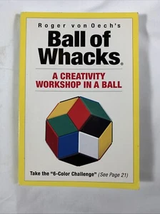Ball of Whacks A Creativity Workshop in a Ball Roger von Oech (Book Only) - Picture 1 of 5