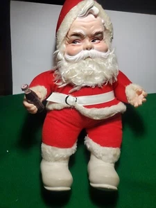 Vintage Rushton Star Creation Santa Coca-Cola Doll Includes Bottle - Picture 1 of 14