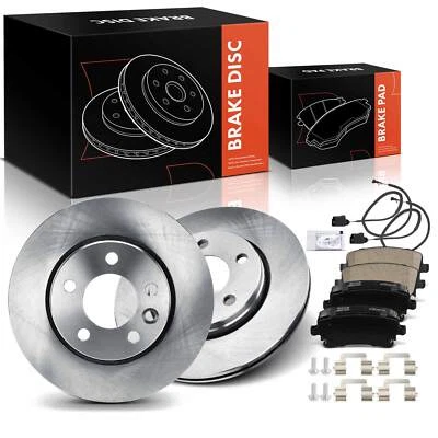 Rear Disc Brake Rotors & Brake Pads for Volkswagen Transporter 2010-2019 2.0L - Image 1 of 4