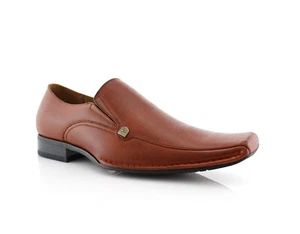Delli Aldo KING Men's Square Toe Loafers Old Fashioned Formal - Picture 1 of 9