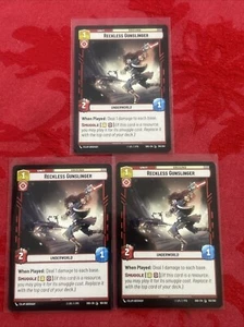 3x Star Wars Unlimited - Reckless Gunslinger - Shadows of the Galaxy (SHD) x3 - Bild 1 von 6