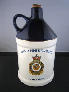 1980s ROYAL AUSTRALIA AIR FORCE TELECOMMUNICATION UNIT 40th ANNIVERSARY bottle - Picture 1 of 9