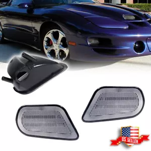 Side Marker Corner Parking Lights Turn Signals Pair Set NEW for 98-02 Trans Am - Picture 1 of 9