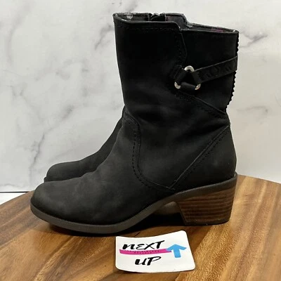 Botas Teva Foxy Mid para mujer negras de media pantorrilla 1008316 talla 6 EE. UU. ligeramente usadas Foto 1 de 4