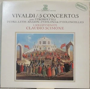 VIVALDI 5 Concertos—2 Trumpets, 2 horns, Lute, Bassoon, 2 Violins…SOLISTI VENETI - Picture 1 of 1