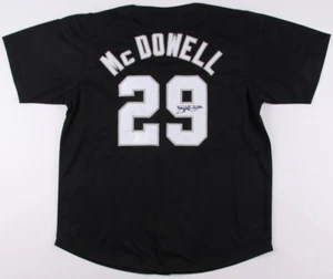 Jack McDowell Signed White Sox Black Jersey (JSA COA) 3×All-Star (1991–1993) - Picture 1 of 6