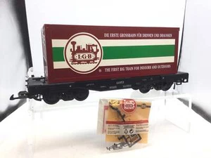 LGB 44853 G Gauge LGB Container Wagon - Picture 1 of 3