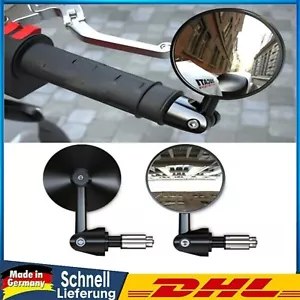 2 Rückspiegel Aluminium Spiegel-Fahrrad Halter Motorrad E-Bike Roller Lenkerende - Bild 1 von 10