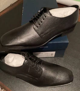 Cole Haan Talla Hombres 11 M Kilgore Liso Buey Negro Guijarro Cuero C12344 Nuevo en Caja - Imagen 1 de 5