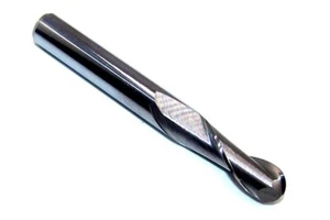 6.00mm (.2362") CARBIDE 2 FLUTE ENDMILLS, BALL END, Kyocera  1625-2362.709 USA - Picture 1 of 2