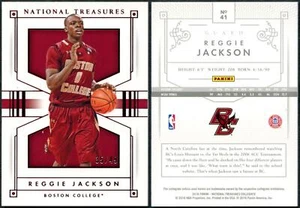 Reggie Jackson #41 National Treasures Collegiate #35/49 Red Parallel Card - Picture 1 of 1