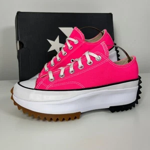 Converse Run Star Hike Ox Low "Hyper Pink" Damen-Plateausneaker – Größe 6 UK - Bild 1 von 20