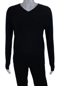 Rag & Bone Men's V-Neck Long Sleeves Pullover Sweater Navy Blue Size M - Picture 1 of 7