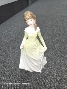 Raro 1997 Vintage Royal Doulton Hn 3883 Vestido Verde Chloe VHTF Figura - Imagen 1 de 5