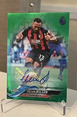 2018-19 Topps Chrome Premier League - Callum Wilson Auto Green /99 - Image 1 of 2