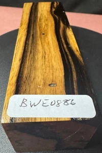 Madera de ébano blanco y negro torneado en blanco, básculas de cuchillo, torneado de madera, #BWE0886 - Imagen 1 de 5
