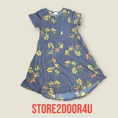 Vestido Lularoe Carly Estampado Floral Para Mujer Talla XXS Extra Pequeño Foto 1 de 4