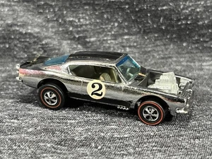 Vintage Hot Wheels Redline 1970 King Cuda Chrome Club Car Near Mint - Picture 1 of 12