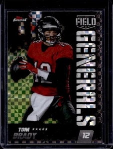 2024 Finest Tom Brady Field Generals Checkerboard Refractor #FG-8 Patriots HOF - Bild 1 von 2
