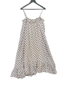Claudie Pierlot Women's Maxi Dress UK 12 White 100% Cotton Maxi - Picture 1 of 8