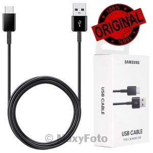 SAMSUNG CAVO DATI E RICARICA ORIGINALE USB TYPE C FAST EP-DG930IBE BLACK 78C5C9A - Foto 1 di 6