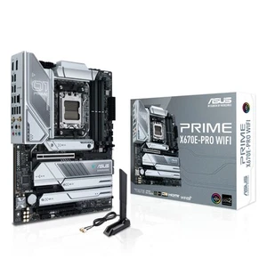 ASUS PRIME X670E-PRO WIFI AMD AM5 X670 ATX M.2 Desktop Mainboard A - Bild 1 von 1