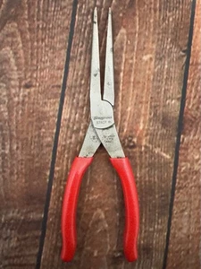 Snap-On Tools 97ACF 9in. Talon Grip Needle Nose Pliers - RED - Picture 1 of 5