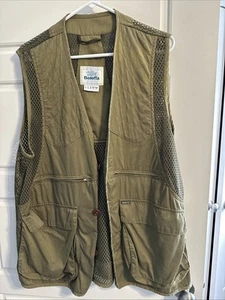 Beretta Fishing Vest Size 44 Khaki/Green - Picture 1 of 10