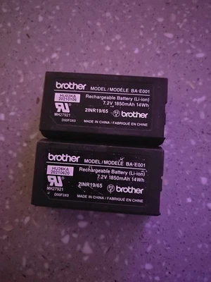 Batería recargable original para impresora Brother BA-E001 Foto 1 de 2