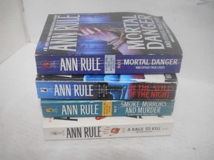 4 True Crime by Ann Rule ~ Good paperbacks, normal wear ~Ships Boxed # 2 - Foto 1 di 5