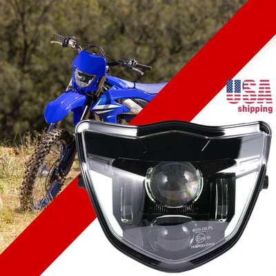 Светодиодная фара дневного света для Yamaha WR250F WR450F 2013 2014 2015 2016 2017 2018 2019-23 - Изображение 1 из 4